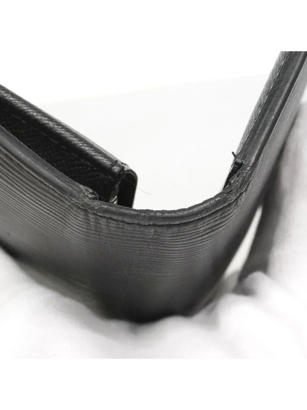 Louis Vuitton Wallet Epi Portefeuille Brazza Noir
